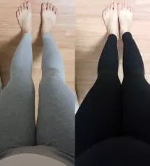 다른 사이트에서 임부레깅스샀는데 별로 안쫀쫀해서
