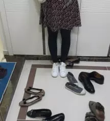 키가있어서 길이 긴거 원하는데 발목까지 딱 떨어지네요
