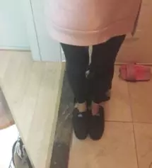 전에 주문했던 레깅스는 기모인데도 쫀쫀했는데
