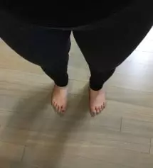 첫째낳은지가 얼마안되서 체중이 많이 나가 사이즈 고민하다가 추천해주신거로 구입했는