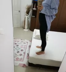 다리에 착 감기는게 기분이 좋아요...
