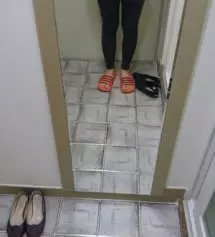 사진이 좀 민망하지만 참고하시라고 올려봅니다.  배부분이 안입은것 같이 편합니다. 그