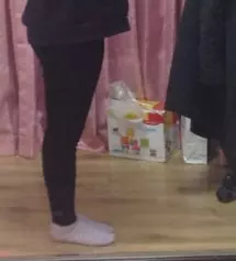 키가작은데도 길이가 어느정도 맞고 
