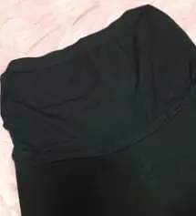 너무 두껍지않고 배부분이 얇은심리스원단이 너무 편해요~길이도 안잘라도 되고 신축성