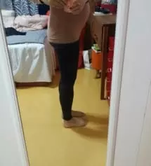 연회색이랑 같이 구매했습니다. 착용감이 굉장히 좋고, 면이 좋습니다. 밴드부분이 허리