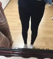 역시 심리스 밴드 편하네요~ 다리도 딱 편안하게 잘 맞구요~