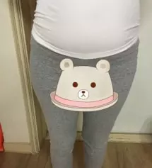 경산부라서 배가 주수에 비해 많이 나왔는데도 너무 편하더 좋아요~ 왜 다들 소임 레깅