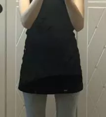 첨에는 딱 맞아서 배 밴드부분이 타이트한것같았는데 잘 늘어서 좋네요^^
