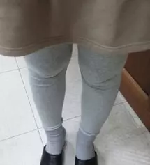 제가 하체에 살이많은데 M사이즈도 넉넉하니 편하게 잘맞네요~ 좋아요^^