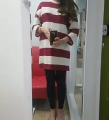 배와 허리에 닿는 밴드 촉감이  편해서
