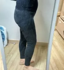 M주문했는데 L사이즈가 왔어요. 근데 이게 신의 한수인가.... 16주 이후로 입덧 끝나고