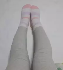 심리스 레깅스라 배가 편해서 넘 좋아요~~ 하비 체형인데도 스판끼 짱짱해서 m사이즈도