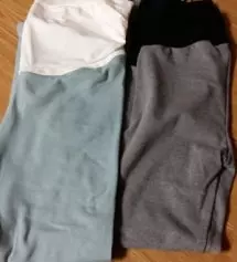 임신초 배가 나오기 시작하면서 불편해서 급하게 동대문에서 레깅스 바지2개 사서 입었