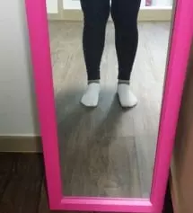 살이 많이 찐편이라 L사이즈 샀는데 조금조금 넉넉한편이에요~
