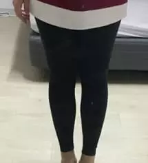 다른 래깅스에 비해 이게 조금 더 두툼하다는 평을 보고 주문했어요.
