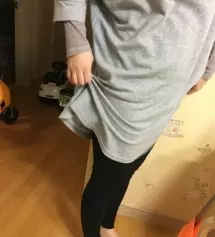 후기를 보고 구매했어요. 기장도 좋고, 쫀쫀해서 좋아요. 첫째때도 소임과 함께 했는데