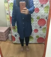 너무 편합니다 경산이라 좀 빨리 구입해서 만삭까지 잘 입을것 같아요
