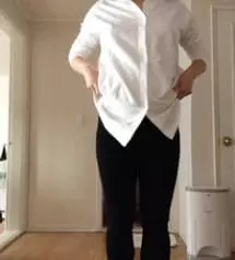 키가 커서 길이가 짧을까걱정했는데 잘 맞네요 배도 편하고 따뜻해서 유용하게 잘 입을