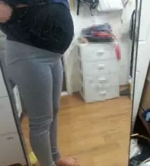 아는 언니 추천으로 구입했는데 정말 대박상품이네요^^ 임부복 바지 입었을때도 배가 꽉