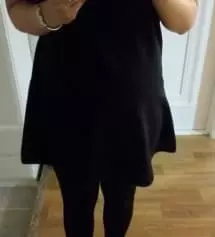 너무편한 레깅스네요~ 진작에  구입할걸~
