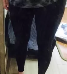 키가 161인데 키작맘 길이 딱 좋아요!
