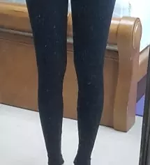 아이보리와 블랙 S사이즈로 두 종류 주문했어요! 찰떡스판이 무슨 느낌일까 넘나 기대했