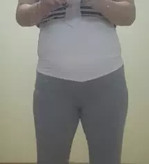 키161.몸무게61입니다.M사이즈딱이예요~~신축성엄청뛰어납니다.착용시깝깝한느낌전혀없