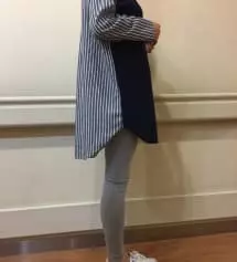 쫀쫀하구 늘어나지 않아요~~ 배도 편하구요^^