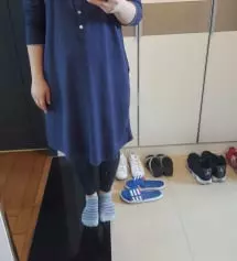 롱티나 원피스에 입기에 편하고~~
