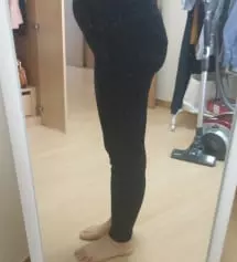 맘에 들어요~! 편하고요, 색도 딱 블랙, 두께도 적당합니다. 지금 시기에 덥지도 춥지도