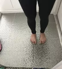 임신전 종아리가 얇은편이라 몸무게 있어도 m주문했는데 스판이 좋아서 s해도 되었을것