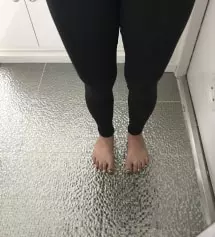 임신전 종아리가 얇은편이라 몸무게 있어도 m주문했는데 스판이 좋아서 s해도 되었을것