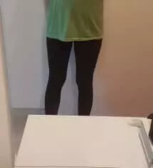 임신후 살이 많이 쪄서 편한 레깅스가 있을까 했는데
