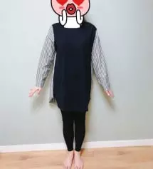 임부레깅스를 처음구매햇어요 
