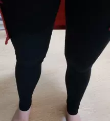 제가 키가 작다보니 이런 레깅스 잘못사면 길어서 입기가 불편한데 키작맘으로 구입하니