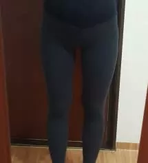 일반레깅스로 버티다가 임산부용 레깅스는 처음 입어봤는데 배부분이 정말 편하네요. 두