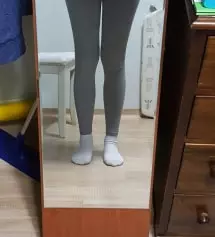 두가지 색 샀어요. 다리 긴편인데 길이감 괜찮아요^^ 그런데 블랙은 원단에 이상이 없는