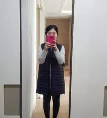 멜란지랑 블랙도 주문했는데 진차콜이 제일 예쁜거 같아요. 착 달라붙어서 넘 좋고 골지