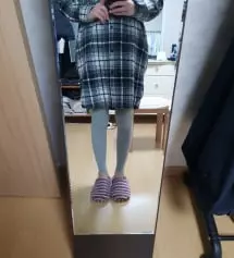 집에서 입으려구 멜란지 챠콜 두개 구매했어요
