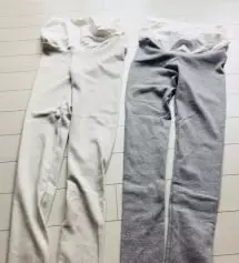 오래 입어도 무릎이 늘어나지 않고 편해요. 배도 편하네요