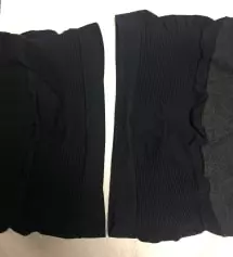 지금 19주 됏는데 한달전쯤 S주문했다가 금방 배가나와 다시 M으로 주문했네요. 첨부터