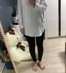 허리밴드가 편하네요:)
