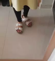 이제 중기 들어가서 그런가 바지가 불편해져서 원피스에 레깅스 입을려고 샀어요.
