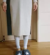 키큰편이라 왠만한  레깅스는 짧은데
