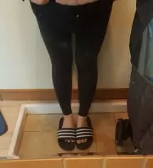 기본 블랙이랑 진차콜 주문 했는데, 진차콜이 은근히 더 맘에 들어요. 레깅스는 완전 까