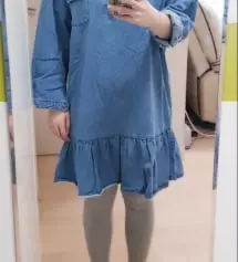 아직 임신초기 10주라 배가 많이 나오진 않았지만 기존에 입던 타이트한 바지들은 아랫