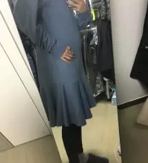 키가 173인데 딱 좋아요 길이가 짧을까 걱정했는데 낙낙하고 좋아요 만삭때 생각해서 라