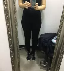 둘째 임신하고 첫째때 입던 레깅스입으려니 구멍 났더라구요
