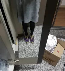 키가 작은편(157)이라 레깅스 잘못 사면 길이가 애매했는데 요건 아주적당하고 좋습니다