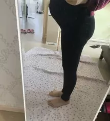 세탁 후 오늘 입어봤어요
